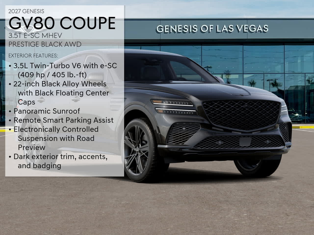 New 2027 Genesis GV80 3.5T Prestige AWD/4WD image 3