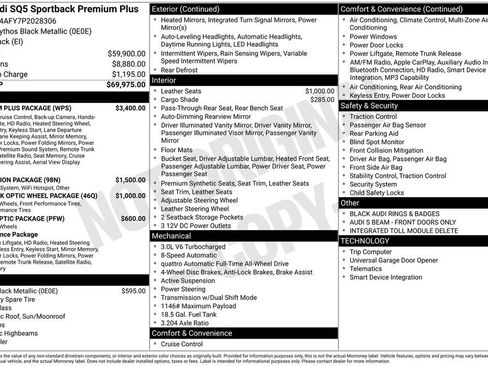 Certified 2023 Audi SQ5 Premium Plus w/ Premium Plus Package image 3