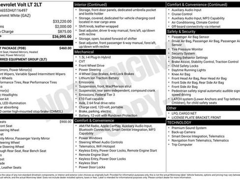 Used 2017 Chevrolet Volt LT w/ Comfort Package FWD image 18