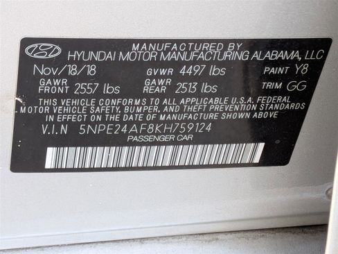 Used 2019 Hyundai Sonata SE image 32