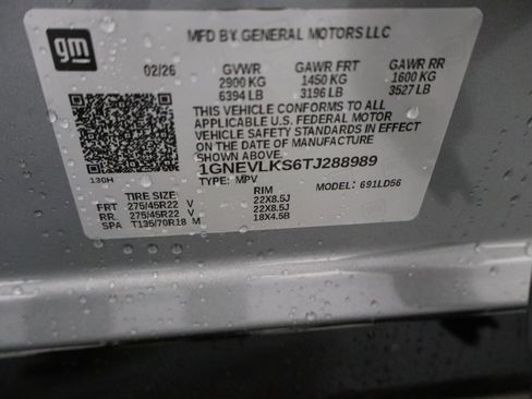 New 2026 Chevrolet Traverse RS image 2