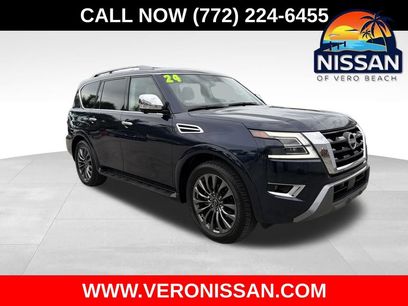 Used 2024 Nissan Armada Platinum w/ Captain's Chairs Package