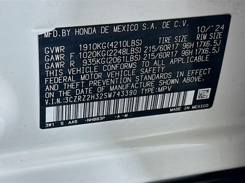 Used 2025 Honda HR-V LX image 12