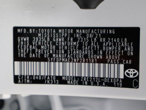 Certified 2022 Toyota Corolla L image 17