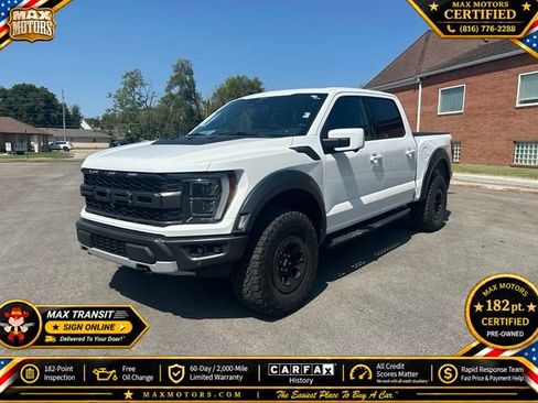 Used 2023 Ford F150 Raptor w/ Blue Interior Package AWD/4WD image 1