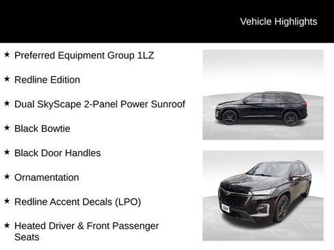 Used 2023 Chevrolet Traverse Premier w/ Redline Edition AWD/4WD image 3