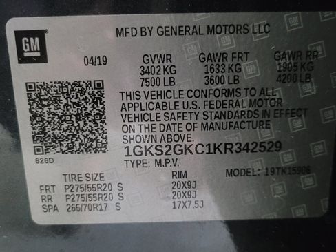 Used 2019 GMC Yukon XL SLT w/ Open Road Package image 33