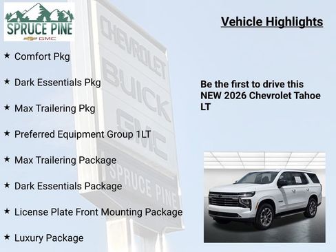 New 2026 Chevrolet Tahoe LT AWD/4WD image 5