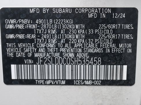 Certified 2025 Subaru Forester Premium AWD/4WD image 36