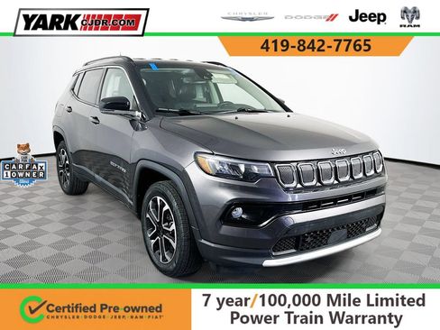 Certified 2022 Jeep Compass Limited AWD/4WD image 1