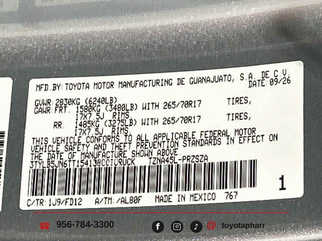 New 2026 Toyota Tacoma TRD Off-Road AWD/4WD image 28