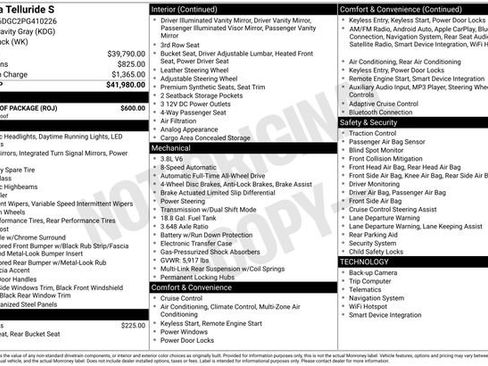 Used 2023 Kia Telluride S w/ S Sunroof Package image 34