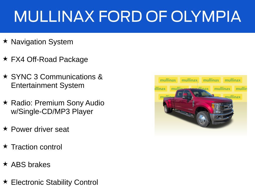 Used 2017 Ford F350 Lariat w/ FX4 Off-Road Package AWD/4WD image 17