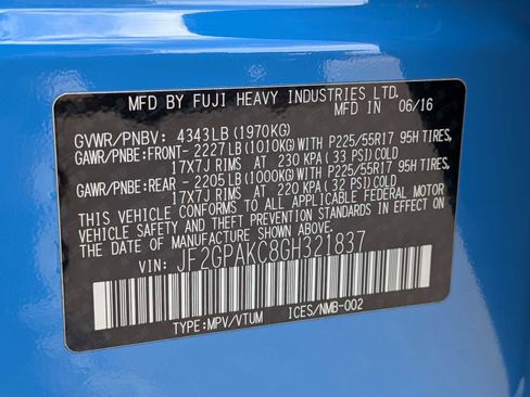 Used 2016 Subaru Crosstrek 2.0i Limited w/ Popular Package #2 AWD/4WD image 30