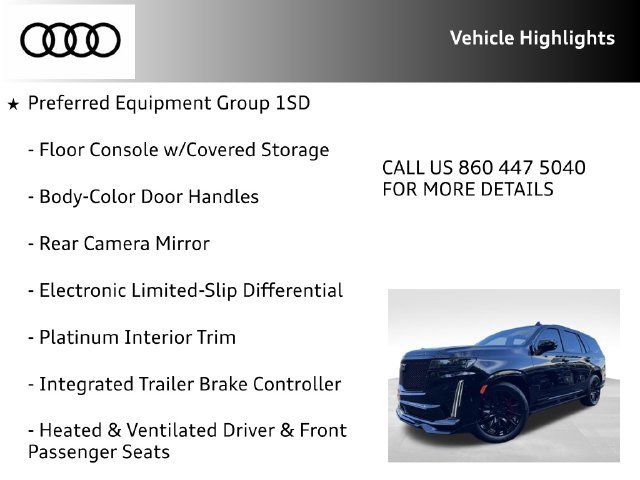 Used 2023 Cadillac Escalade V w/ Heavy-Duty Trailer Package AWD/4WD image 22