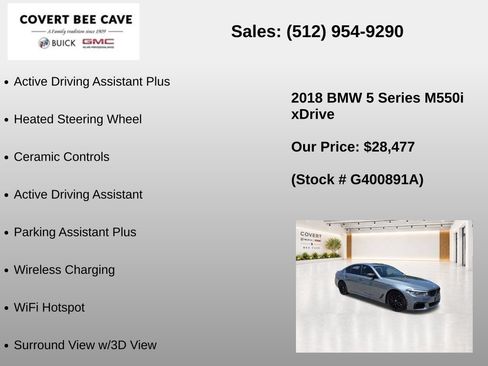 Used 2018 BMW M550i xDrive AWD/4WD image 25