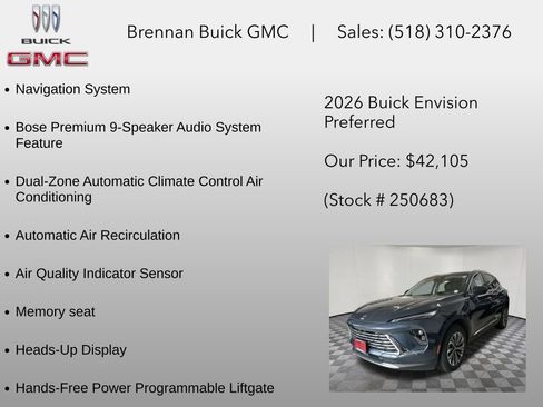 New 2026 Buick Envision Preferred AWD/4WD image 12