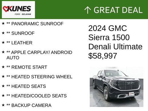 Used 2024 GMC Sierra 1500 Denali Ultimate image 2