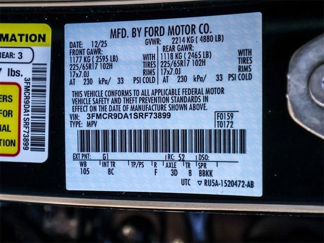 New 2025 Ford Bronco Sport Badlands w/ Badlands Tech Package AWD/4WD image 34