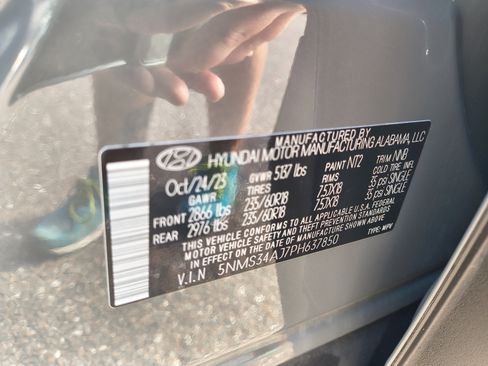 Certified 2023 Hyundai Santa Fe SEL w/ Premium Package FWD image 34