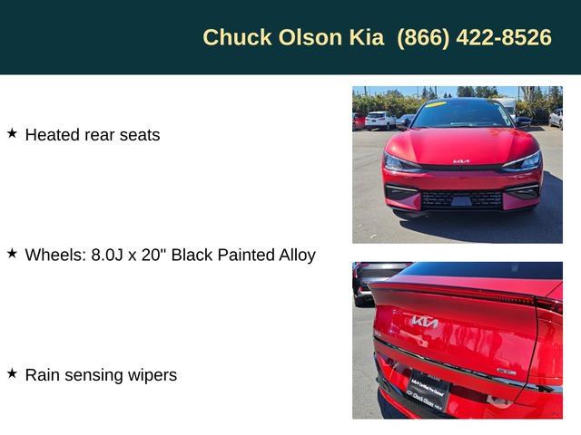 Certified 2023 Kia EV6 GT-Line w/ GT-Line Suede Seat Package AWD/4WD image 15