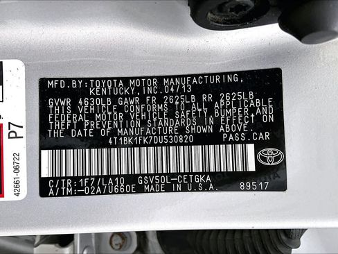 Used 2013 Toyota Camry XLE FWD image 38