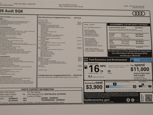 New 2026 Audi SQ8 Prestige image 32