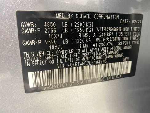 Used 2020 Subaru Outback Limited image 21