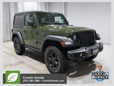 Used 2021 Jeep Wrangler Willys image 1