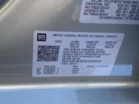 Used 2025 Chevrolet Silverado 1500 High Country w/ High Country Premium Package image 33