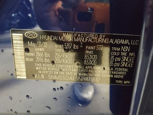 Used 2022 Hyundai Santa Fe Calligraphy AWD/4WD image 33