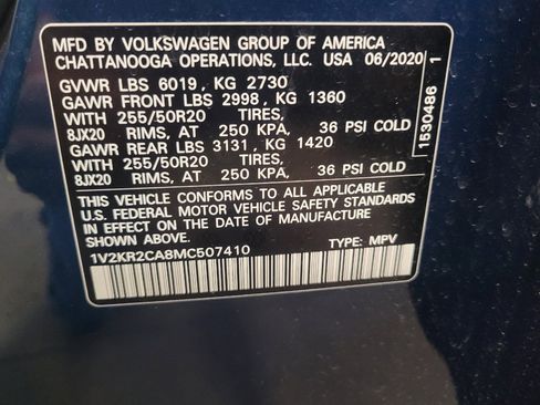Used 2021 Volkswagen Atlas SE w/ Panoramic Sunroof Package AWD/4WD image 33
