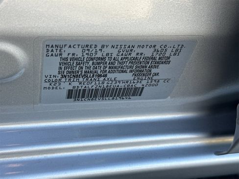 Used 2020 Nissan Versa SV image 32