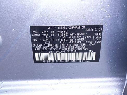 New 2026 Subaru Crosstrek 2.0i Premium AWD/4WD image 36