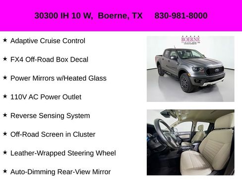 Used 2022 Ford Ranger XLT w/ Equipment Group 302A High image 35