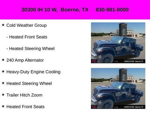 Used 2023 Jeep Gladiator Mojave w/ Cold Weather Group AWD/4WD image 17