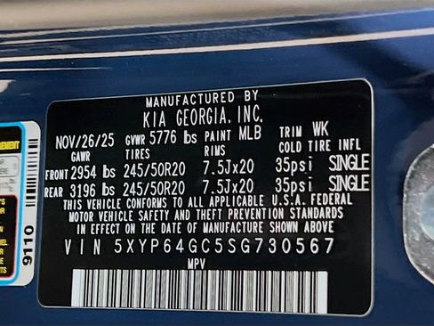 New 2025 Kia Telluride S image 36