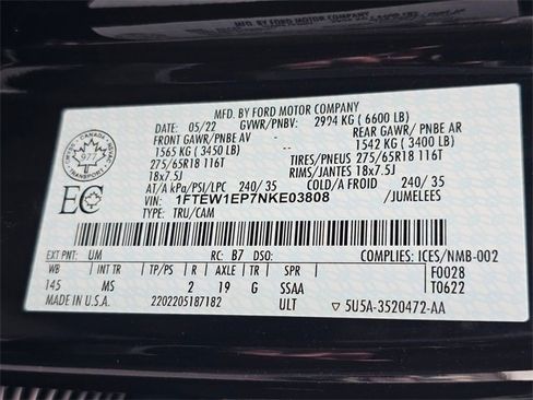 Used 2022 Ford F150 XLT w/ Equipment Group 302A High image 31