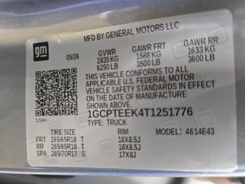 New 2026 Chevrolet Colorado Trail Boss AWD/4WD image 35