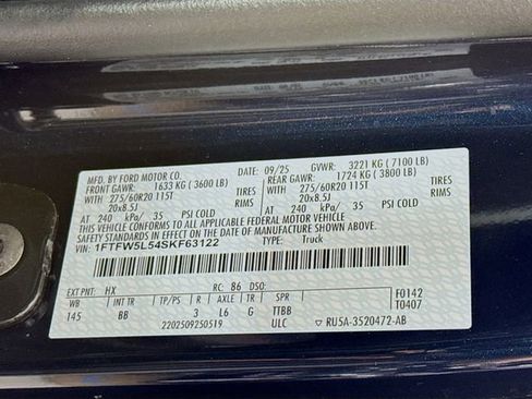 New 2025 Ford F150 Lariat w/ Equipment Group 501A Mid image 34