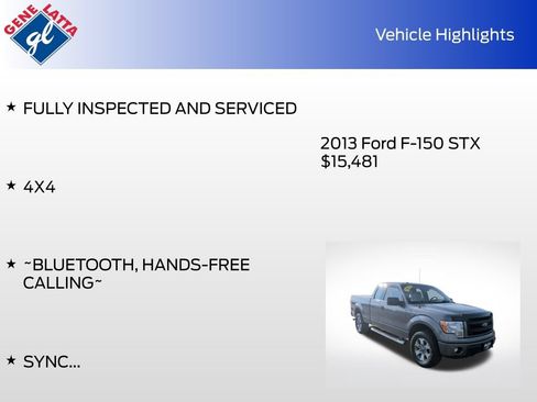 Used 2013 Ford F150 STX w/ Mid Equipment Group AWD/4WD image 29