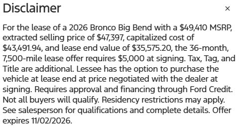 New 2026 Ford Bronco Heritage Edition AWD/4WD image 33