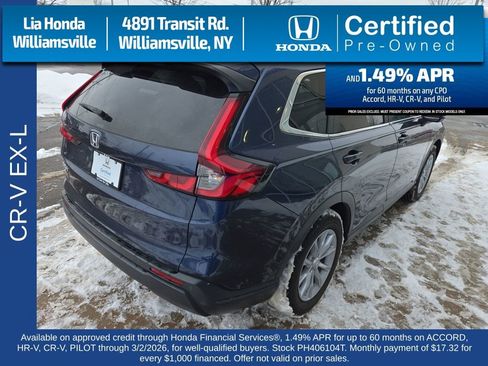 Certified 2023 Honda CR-V EX-L image 3