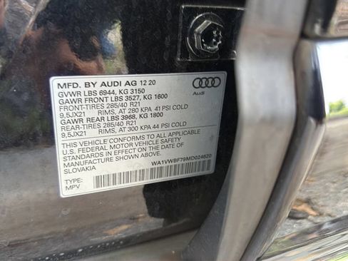 Used 2021 Audi SQ7 Prestige w/ Prestige Package AWD/4WD image 38
