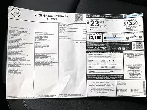 New 2026 Nissan Pathfinder SL image 21