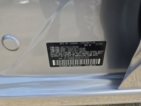 New 2025 Subaru Impreza 2.0i image 24