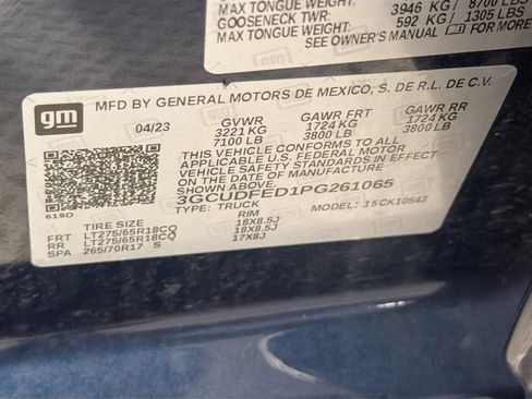 Used 2023 Chevrolet Silverado 1500 LT Trail Boss w/ Protection Package AWD/4WD image 32