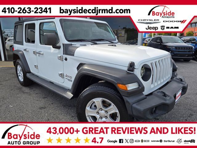 Used 2020 Jeep Wrangler Unlimited Sport S AWD/4WD image 1