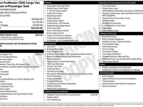 Used 2025 RAM ProMaster 2500 w/ Convenience Group FWD image 29