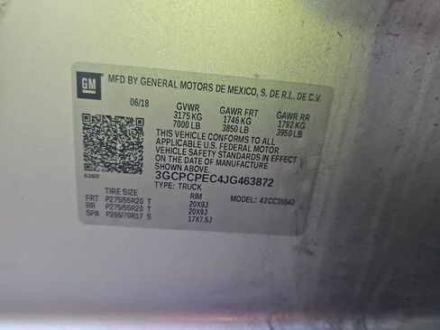 Used 2018 Chevrolet Silverado 1500 Custom w/ Custom Value Package image 15